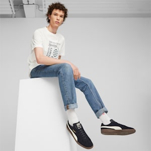 ユニセックス プーマ アーミートレーナー スウェード スニーカー, PUMA Black-Alpine Snow, extralarge-JPN