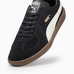 Army Trainer Suede Sneakers, PUMA Black-Alpine Snow, extralarge-GBR