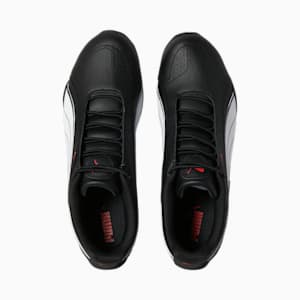 Redon Bungee Shoes, Puma Black-Puma White-High Risk Red