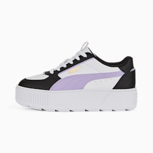 Karmen Rebelle Sneakers Youth, PUMA White-Vivid Violet-PUMA Black