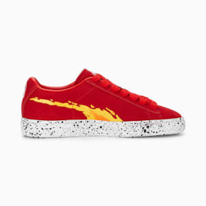 Baskets PUMA x PAW PATROL Suede Jeune, High Risk Red-Puma White
