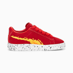 キッズ PUMA x パウ・パトロール スウェード スニーカー 17-21cm, High Risk Red-Puma White, extralarge-JPN