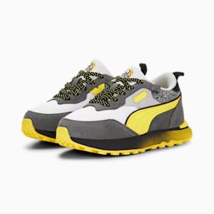 Zapatos deportivos PUMA x PAW PATROL Rubble Rider FV para niños pequeños, CASTLEROCK-Blazing Yellow