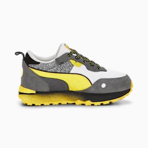 PUMA x PAW PATROL Rubble Rider FV Little Kids' Shoes, CASTLEROCK-Blazing Yellow