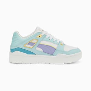 Slipstream Girl's Sneakers, Puma White-Light Aqua-Sweet Lavender