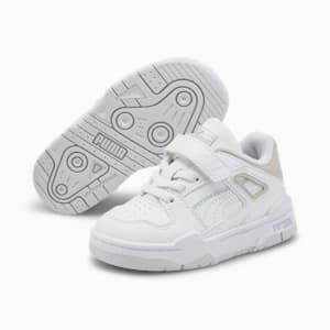 Slipstream Toddlers' Shoes, PUMA White-Feather Gray