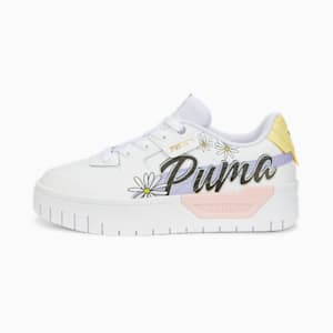 Cali Dream Novelty Sneakers Big Kids, Puma White-Sweet Lavender-Pale Lemon