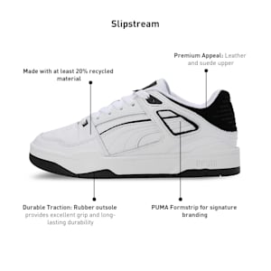 Slipstream Unisex Sneakers, Puma White-Puma Black, extralarge-IND