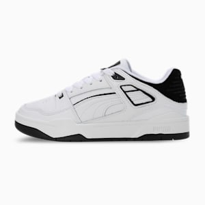 Slipstream Unisex Sneakers, Puma White-Puma Black, extralarge-IND