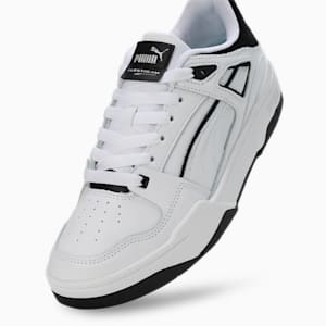 Slipstream Unisex Sneakers, Puma White-Puma Black, extralarge-IND