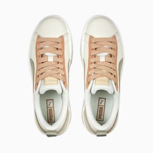 ウィメンズ メイズ ウェッジ パステル スニーカー, Pristine-Granola-Dusty Tan, extralarge-JPN