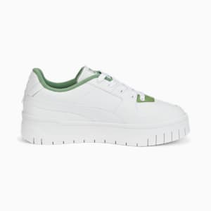 Zapatos deportivos Cali Dream Terry para mujer, Puma White-Dusty Green