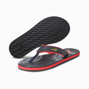 Puma red 2025 and black slippers