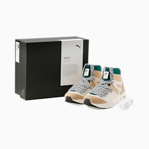 ユニセックス PUMA x AMI TRC ブレイズ ミッド ハイ スニーカー, Marshmallow-Light Sand