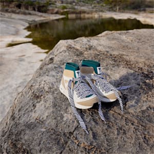 ユニセックス PUMA x AMI TRC ブレイズ ミッド ハイ スニーカー, Marshmallow-Light Sand
