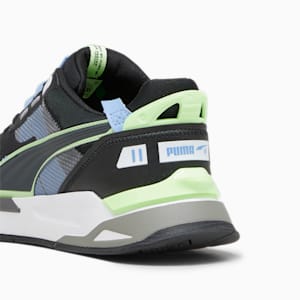 Mirage Sport Tech Reflective Unisex Sneakers, PUMA Black-Speed Green, extralarge-IND