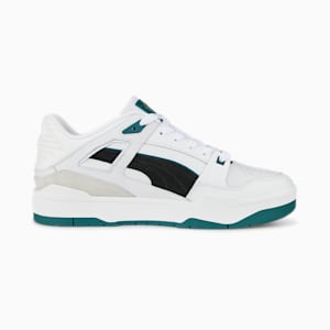 ユニセックス スリップストリーム スウェード FS スニーカー, Puma White-Puma Black-Varsity Green, extralarge-JPN