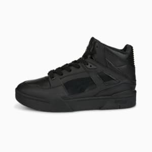 Slipstream Hi Leather Unisex Sneakers, Puma Black-Puma Black, extralarge-IND