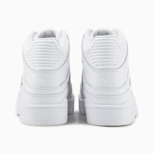 Slipstream Hi Leather Sneakers, Puma White-Puma White