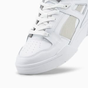 Slipstream Hi Leather Unisex Sneakers, Puma White-Puma White, extralarge-IND