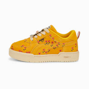 キッズ PUMA x TINYCOTTONS CA PRO AOP スニーカー 17-21cm, Tangerine-Safari
