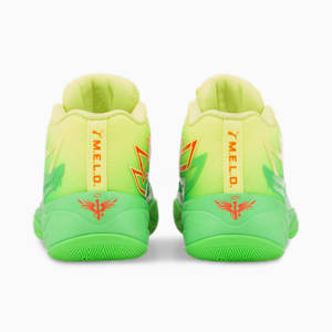 Zapatos de básquetbol PUMA x NICKELODEON SLIME™ MB.02 para niños, Lime Squeeze-Fluo Green