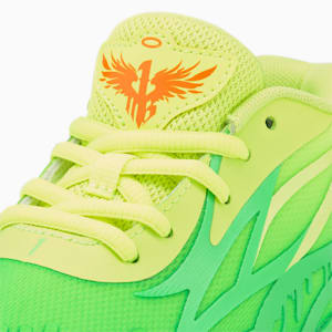 Zapatos de básquetbol PUMA x NICKELODEON SLIME™ MB.02 para niños, Lime Squeeze-Fluo Green