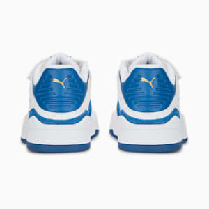 Slipstream Suede Little Kids' Shoes, Puma White-Lake Blue