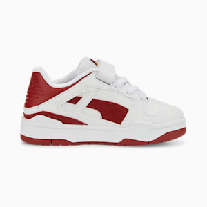 Slipstream Suede Little Kids' Shoes, Puma White-Intense Red