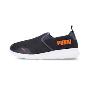 Turf Slip On Men's Sneakers, Parisian Night-Vibrant Orange-PUMA White