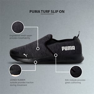 Turf Slip On Men's Sneakers, PUMA Black-Gray Violet