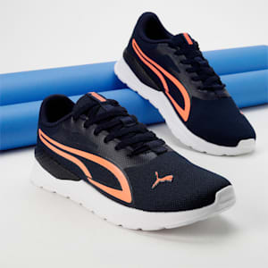 Armour V2 Men's Sneakers, PUMA Navy-Ultra Orange, extralarge-IND