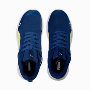 Amaze Runner Men's Sneakers, Blazing Blue-Light Lime-PUMA White, extralarge-IND