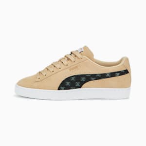 ユニセックス スウェード T7 スニーカー, Light Sand-Puma Black-Puma White, extralarge-JPN