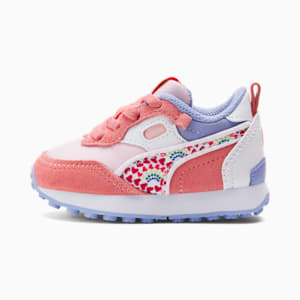 Zapatos Rider FV Rainbow Sunset para bebé, Carnation Pink-Almond Blossom-Lavendar Pop
