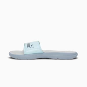 Womens white puma sliders sale