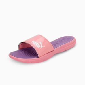 Silvia V4 Women's Slides, Pale Grape-Purple Charcoal-PUMA White, extralarge-IND