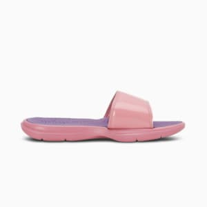 Silvia V4 Women's Slides, Pale Grape-Purple Charcoal-PUMA White, extralarge-IND