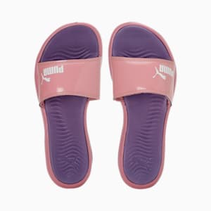 Silvia V4 Women's Slides, Pale Grape-Purple Charcoal-PUMA White, extralarge-IND