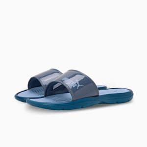 Silvia V4 Women's Slides, Inky Blue-Blissful Blue, extralarge-IND