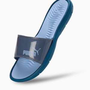 Puma slides womens navy clearance