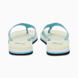 Alice Bling Women's Flip-Flops, Pistachio-Dusty Aqua-PUMA White, extralarge-IND