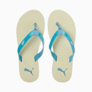 Alice Bling Women's Flipflops, Pistachio-Dusty Aqua-PUMA White, extralarge-IND