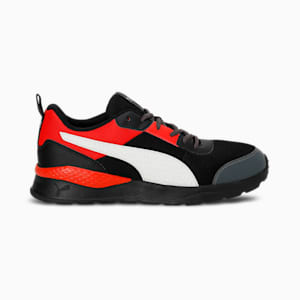 PUMA Vellfire Unisex Sneakers, Dark Shadow-PUMA Black-Burnt Red, extralarge-IND