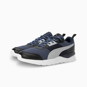 PUMA Vellfire Unisex Sneakers, Inky Blue-Cool Mid Gray-PUMA Black, extralarge-IND