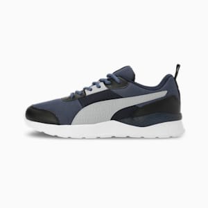 PUMA Vellfire Unisex Sneakers, Inky Blue-Cool Mid Gray-PUMA Black, extralarge-IND