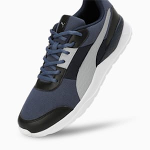 PUMA Vellfire Unisex Sneakers, Inky Blue-Cool Mid Gray-PUMA Black, extralarge-IND