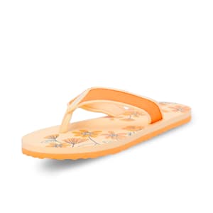 Sofi V4 Women's Flipflops, Light Straw-Clementine-PUMA White, extralarge-IND