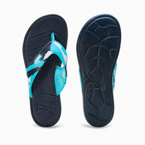 Suzzana Slip V1 Women's Flip-Flops, PUMA Navy-Bright Aqua-Cobalt Glaze, extralarge-IND