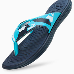 Suzzana Slip V1 Women's Flip-Flops, PUMA Navy-Bright Aqua-Cobalt Glaze, extralarge-IND